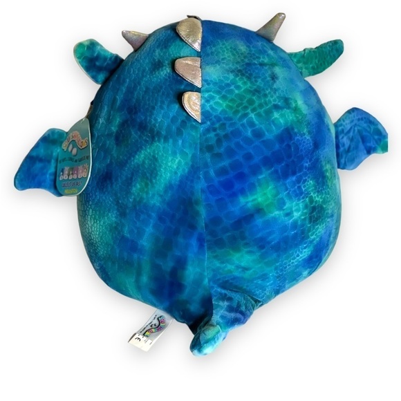 NOS Squishmallow Dominic the Dragon With Tag Large Letter A  13”x11” Retired - Picture 5 of 9